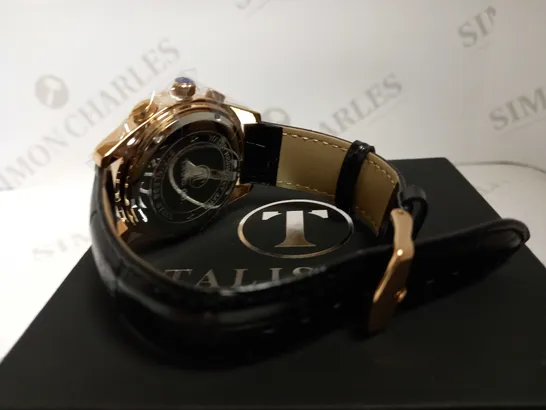 TALIS CO TWO TONE LEATHER STRAP WATCH RRP £550