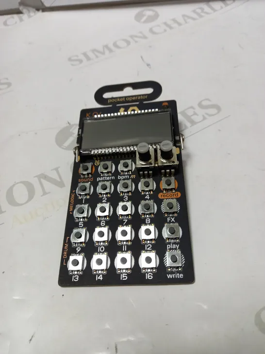 TEENAGE ENGINEERING PO-33 POCKET OPERATOR KO SAMPLER/SEQUENCER