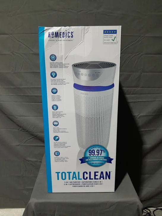 BOXED HOMEDICS TOTAL CLEAN 5-IN-1 AIR PURIFIER