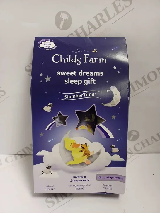 CHILDS FARM SWEET DREAMS SLEEP GIFT SET - BATH SOAK, LOTION AND SLEEP MIST