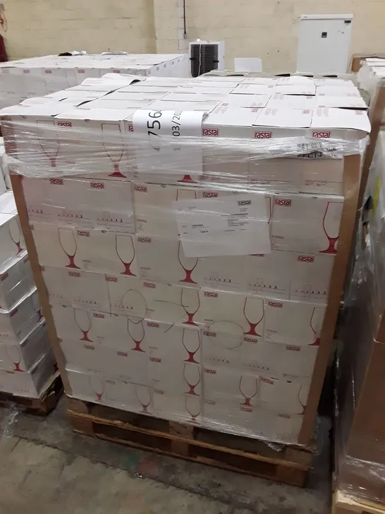 PALLET OF APPROXIMATELY 210 BOXES CONTAINING 6 RASTAL AVIERO 300ML GOBLETS  