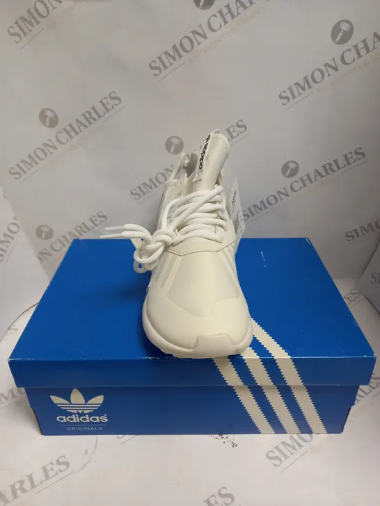 BOXED PAIR OF ADIDAS TUBULAR ORIGINALS RUNNER TRAINERS IN WHITE - 8