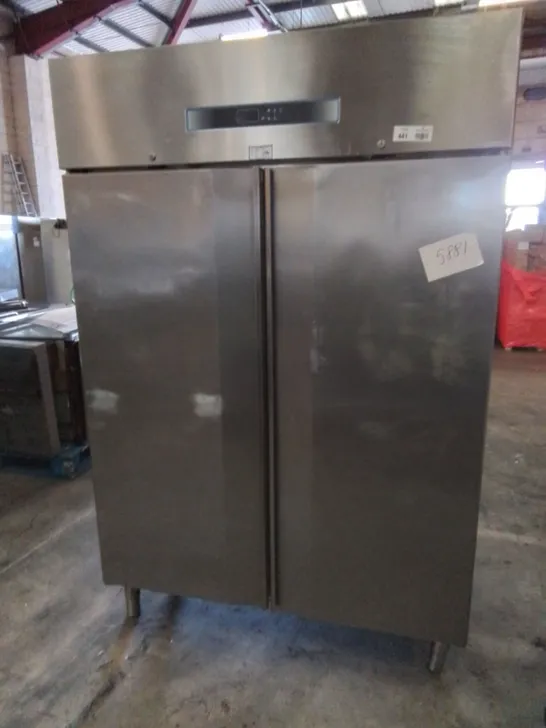 COMMERCIAL F.PLUS TN 140 STAINLESS DOUBLE DOOR REFRIGERATED UNIT 