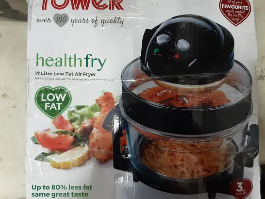 BOXED TOWER HEALTH HALOGEN LOW FAT AIR FRYER 