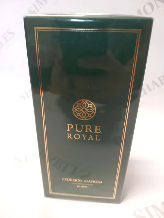 BOXED AND SEALED FEDERICO MAHORA PURE ROYAL PARFUM 50ML