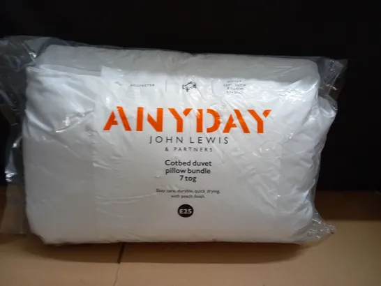 ANYDAY COTBED DUVET AND PILLOW BUNDLE - 7TOG