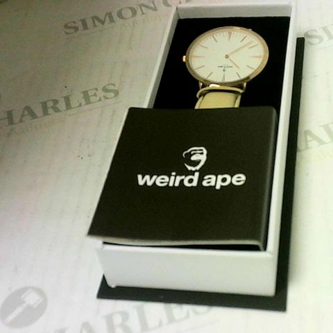 BRAND NEW BOXED WEIRD APE DUKE WHITE AND ROSE WATCH