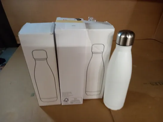 LOT OF 3 VACUUM INSULATED BOTTLE - 500ML