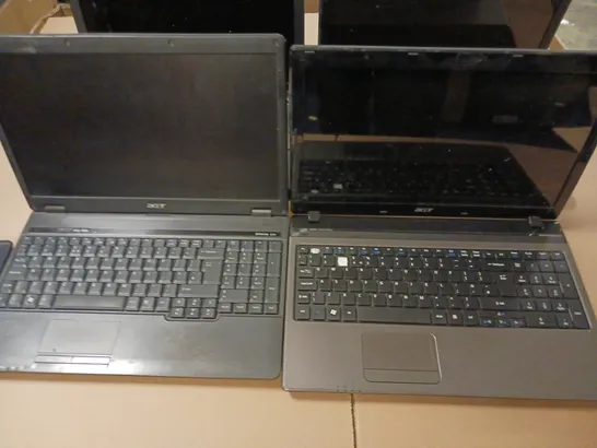 LOT OF 5 ASSORTED LAPTOPS TO INCLUDE LENOVO, ACER, TOSHIBA AND HP