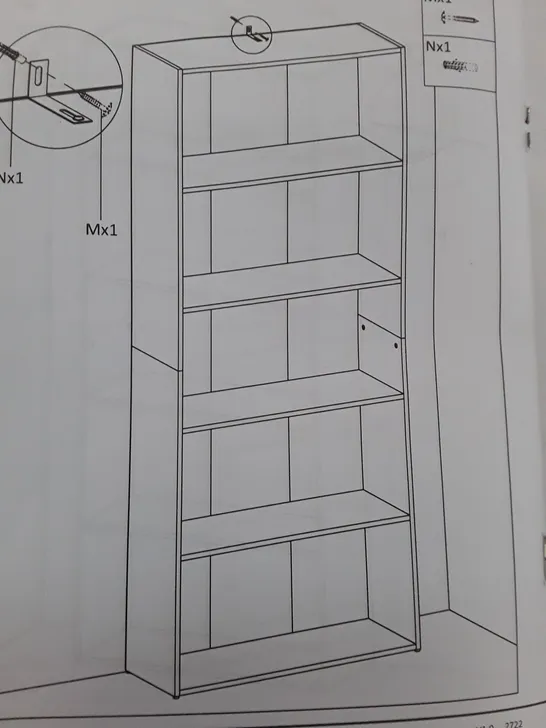 BOXED BOOKCASE