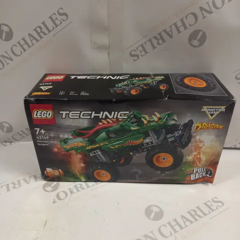 BOXED LEGO TECHNIC MONSTER JAM DRAGON TRUCK - 42149