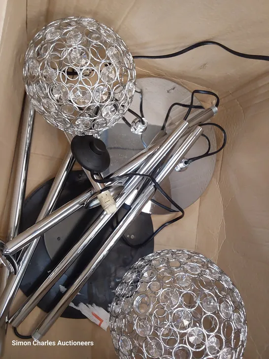 DARLIGTON 2 LIGHT FLOOR LAMP RRP £80