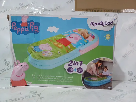 BOXED PEPPA PIG READYBED ALL-IN-ONE INFLATABLE MATTRESS AND DUVET