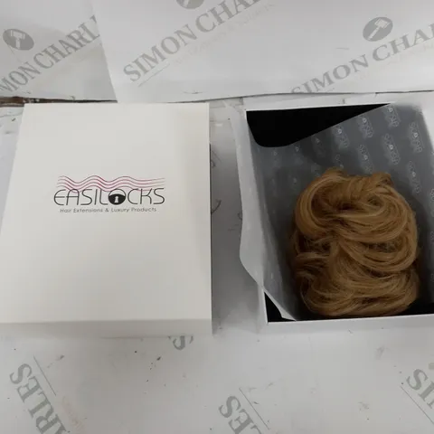 EASILOCKS HD FIBRE ELASTICATED SCRUNCHIE SAND AND VANILLA 