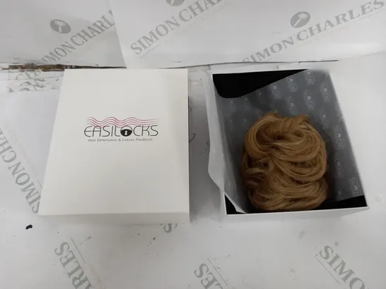 EASILOCKS HD FIBRE ELASTICATED SCRUNCHIE SAND AND VANILLA 