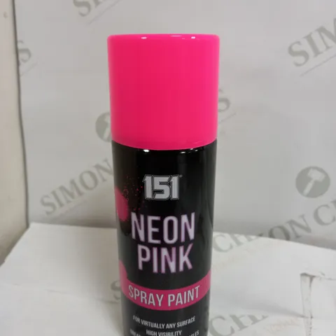 BOX OF 12 X 151 NEON PINK SPRAY PAINT 