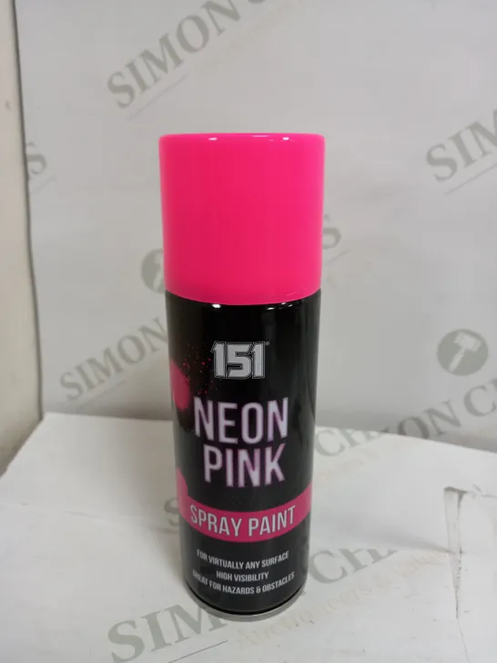 BOX OF 12 X 151 NEON PINK SPRAY PAINT 