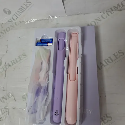 SIMPLY BEAUTY SIMPLY SMILE SONIC TOOTHBRUSH DUO WITH 4 BRUSH HEADS