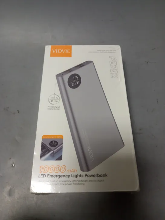 SEALED VIDVIE PB782 10000MAH LED EMERGENCY LIGHTS POWERBANK