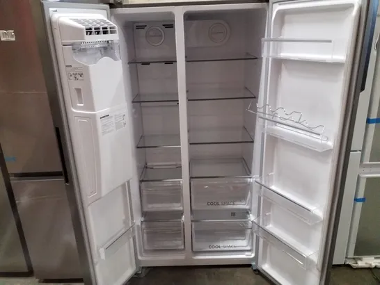 HOOVER AMERICAN STYLE FRIDGE FREEZER INOX - UNPROCESSED RAW RETURN