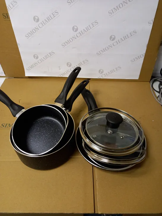 TEFAL ORIGINS STONE POTS AND PANS SET