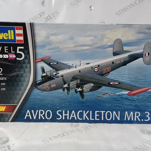 BOXED REVELL 03873 1:72 SCALE AVRO SHACKLETON MR.3 MODEL KIT