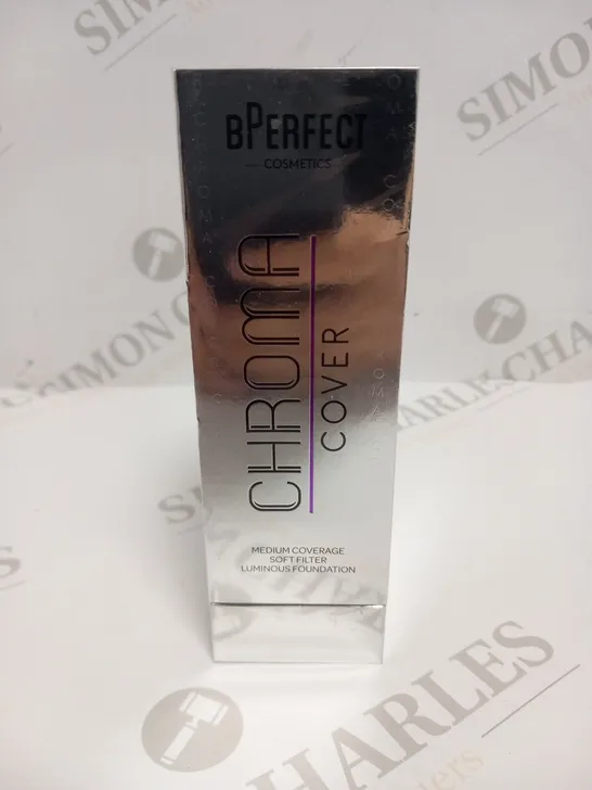 BOXED AND SEALED BPERFECT COSMETICS CHROMA COVER MEDIUM COVERAGE SOFT FILTER LUMINOUS FOUNDATION 