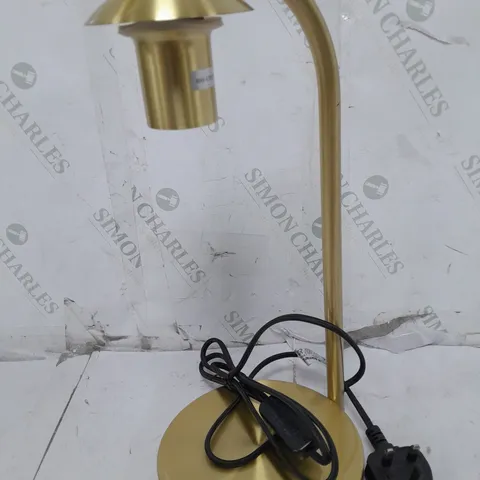 GOODHOME THESTIAS BRUSHED BRASS EFFECT TABLE LIGHT