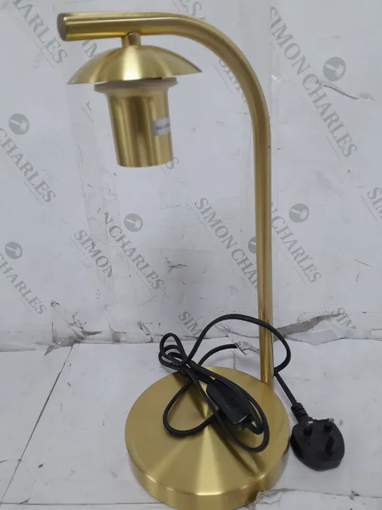 GOODHOME THESTIAS BRUSHED BRASS EFFECT TABLE LIGHT