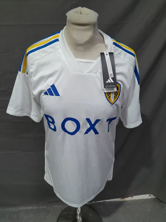 ADIDAS LEEDS FOOTBALL CLUB SHIRT - CROUCH 24 - SMALL