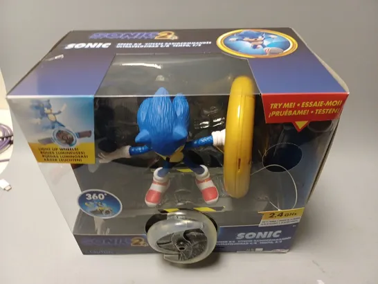 BOXED SONIC 2 MOVIE SONIC SPEED RC TOY RRP £49.99