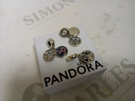 LOT OF 3 PANDORA DISNEYLAND PARISN 30TH ANNIVERSERY CHARMS