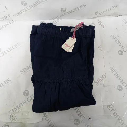 WHITESTUFF TIERED DENIM SKIRT DARK SIZE 8