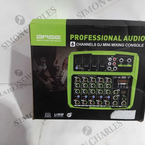 BOXED PROFESSIONAL AUDIO 6 CHANNELS DJ MINI MIXING CONSOLE