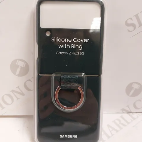 SAMSUNG SILICONE COVER WITH RING - GALAXY Z FLIP3 5G