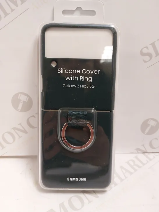 SAMSUNG SILICONE COVER WITH RING - GALAXY Z FLIP3 5G