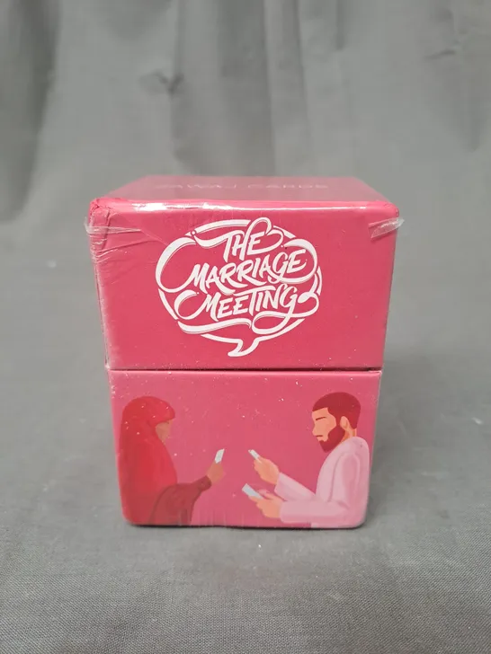 BOXED AND SEALED THE MARIAGE MEETING CARD GAME