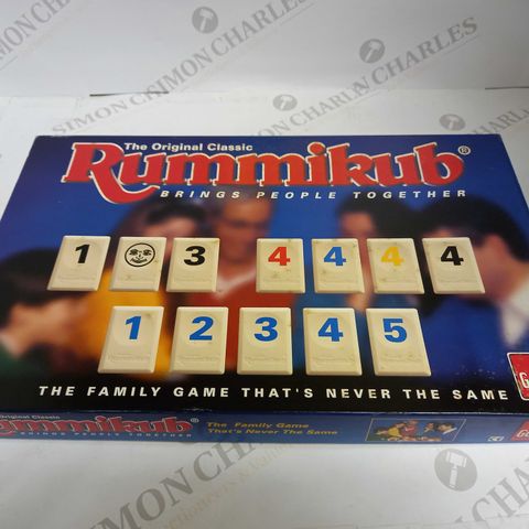 THE ORIGINAL CLASSIC RUMMIKUB GAME    8+