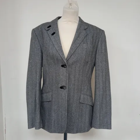 CROMBIE GREY WOMEN'S BLAZER SIZE 16