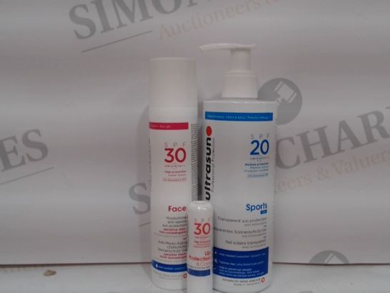  ULTRASUN SPF 20 GLIMMER, FACE AND LIP PROTECTION &  CARE SET