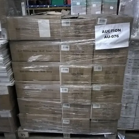 PALLET OF 42 BRAND NEW 460MM MATT GREY BATH STEPS - BALI