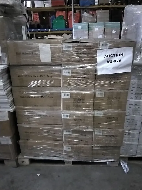 PALLET OF 42 BRAND NEW 460MM MATT GREY BATH STEPS - BALI