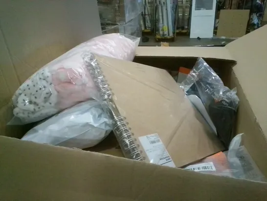 PALLET OF ASSORTED ITEMS TO INCLUDE SCRAPBOOKS, BLANKETS, BOOKS, TABLET CASES, BIRTHDAY DECOR ETC