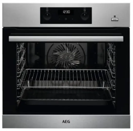 AEG INTEGRATED 6000 SERIES STEAMBAKE WITH AQUA CLEAN ENAMEL CLEANING BES355010M RRP £425