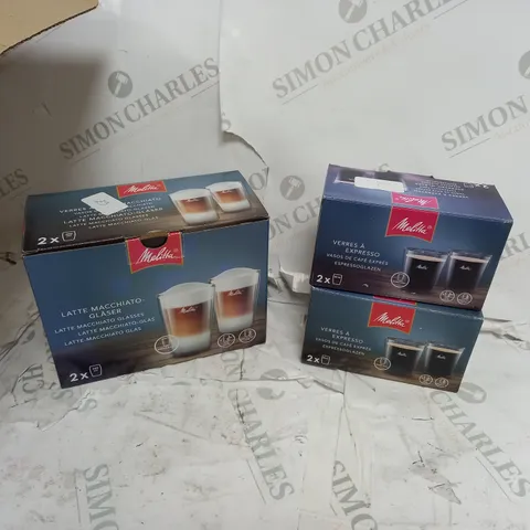 3 ASSORTED COFFEE SETS ( 2 IN EACH)