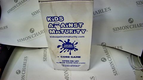 BOXED KIDS AGAINST MATURITY TO INCLUDE CORE GAME AND BLUE GAME BOX