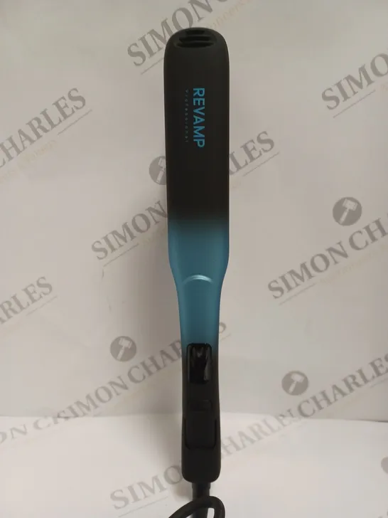 BOXED REVAMP PROGLOSS WIDE ULTRA X SHINE CERAMIC HAIR STRAIGHTENER ST-2000 RRP £100