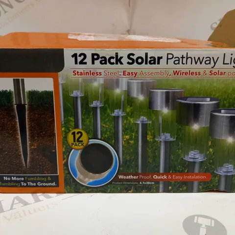 BOXED SOLAR PATHWAY LIGHTS 