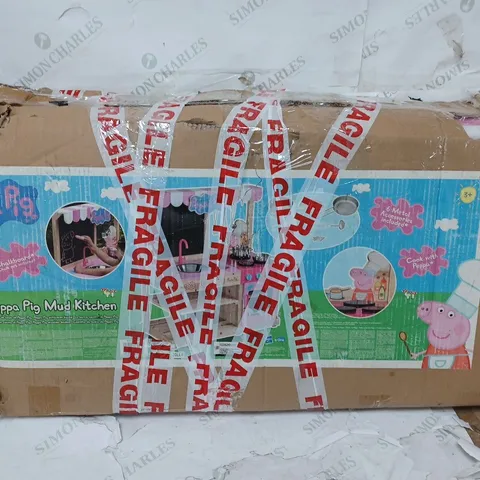 BOXED PEPPA PIG MUD KITCHEN CHILDRENS PLAYSET - COLLECTION ONLY 