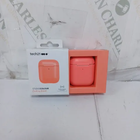 LARGE BOX OF STUDIO COLOUR EARBUD CHARGING CASES VARIOUS COLOURS
